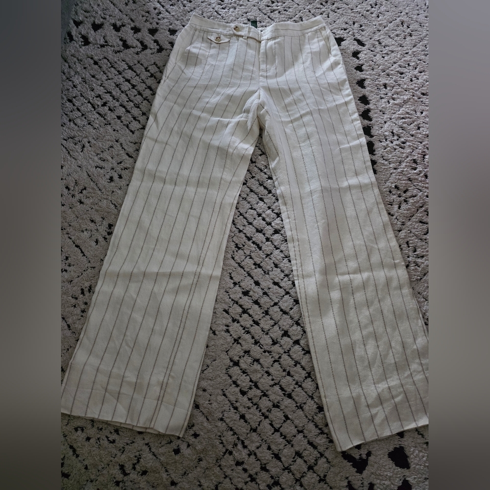 Lauren ralph lauren 6p women's ivory pants